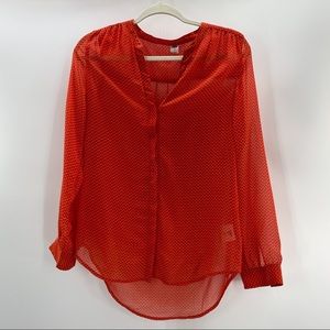 Old Navy Orange blouse size S/P